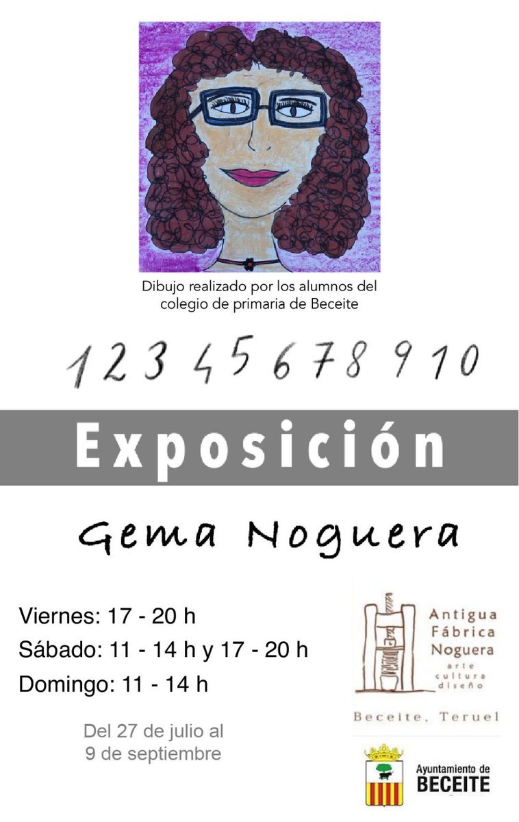 Exposición Gema Noguera en Beceite