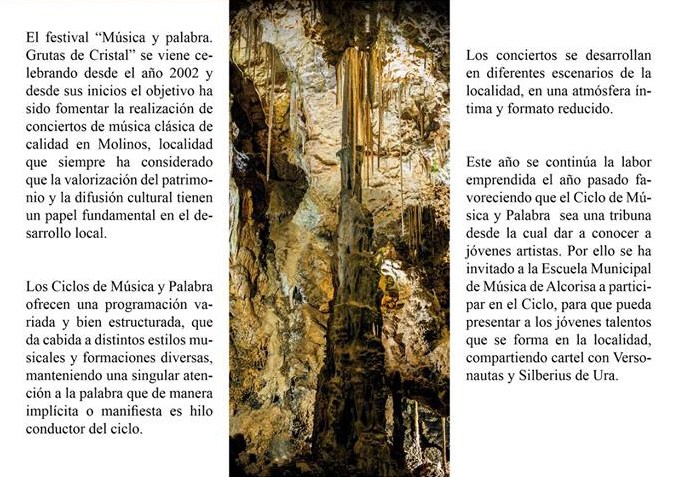 XVII Ciclo de Música y Palabra 2018 en Molinos