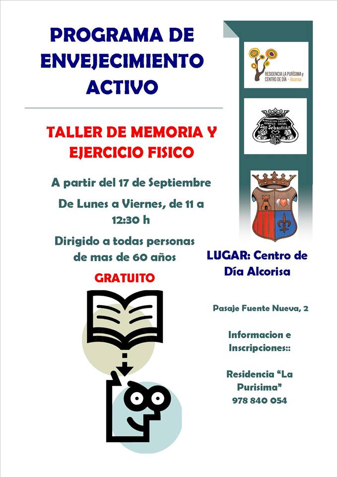 Taller de memoria y ejercicio físico en Alcorisa