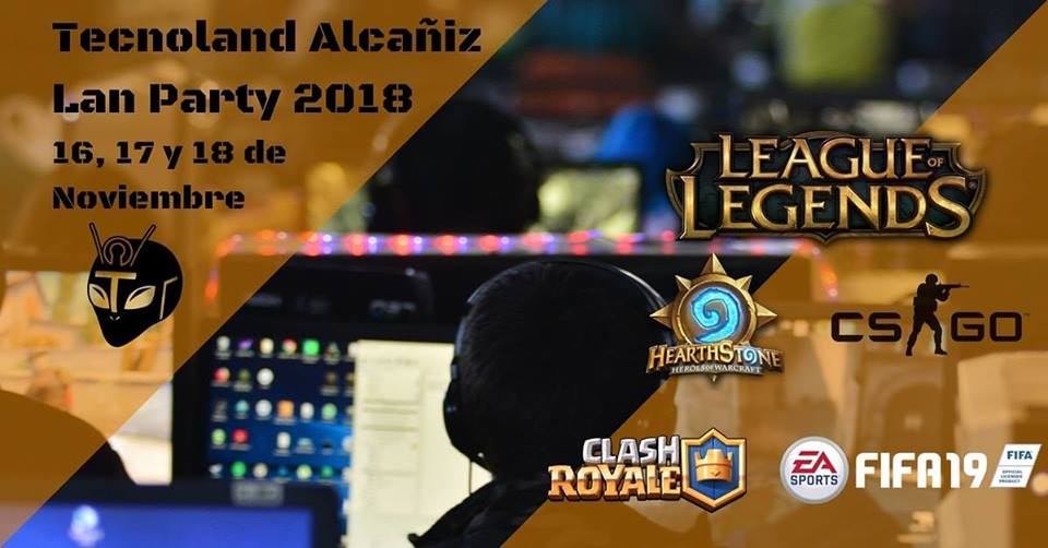 Tecnoland LAN Party 2018 en Alcañiz